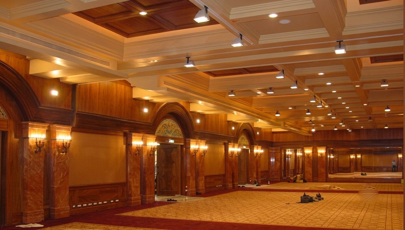 The Sheraton Damascus ballroom at handover