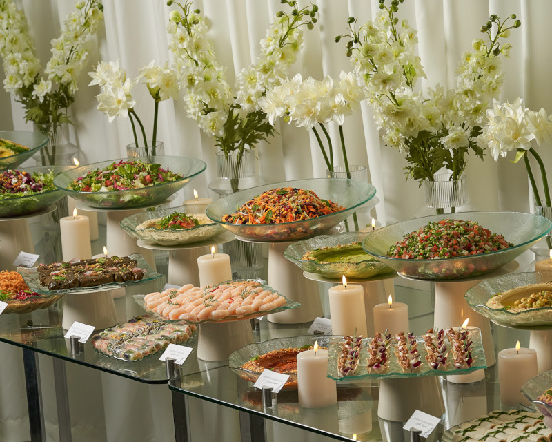 An Elio event buffet