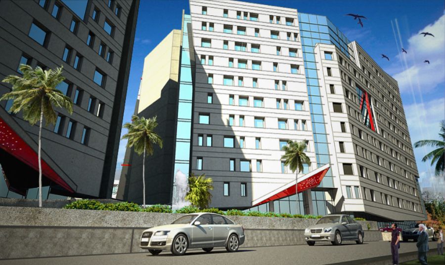 Design render of the commercial quarter